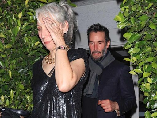 Keanu Reeves and Girlfriend Alexandra Grant Step Out Together for a Dinner Date in Los Angeles