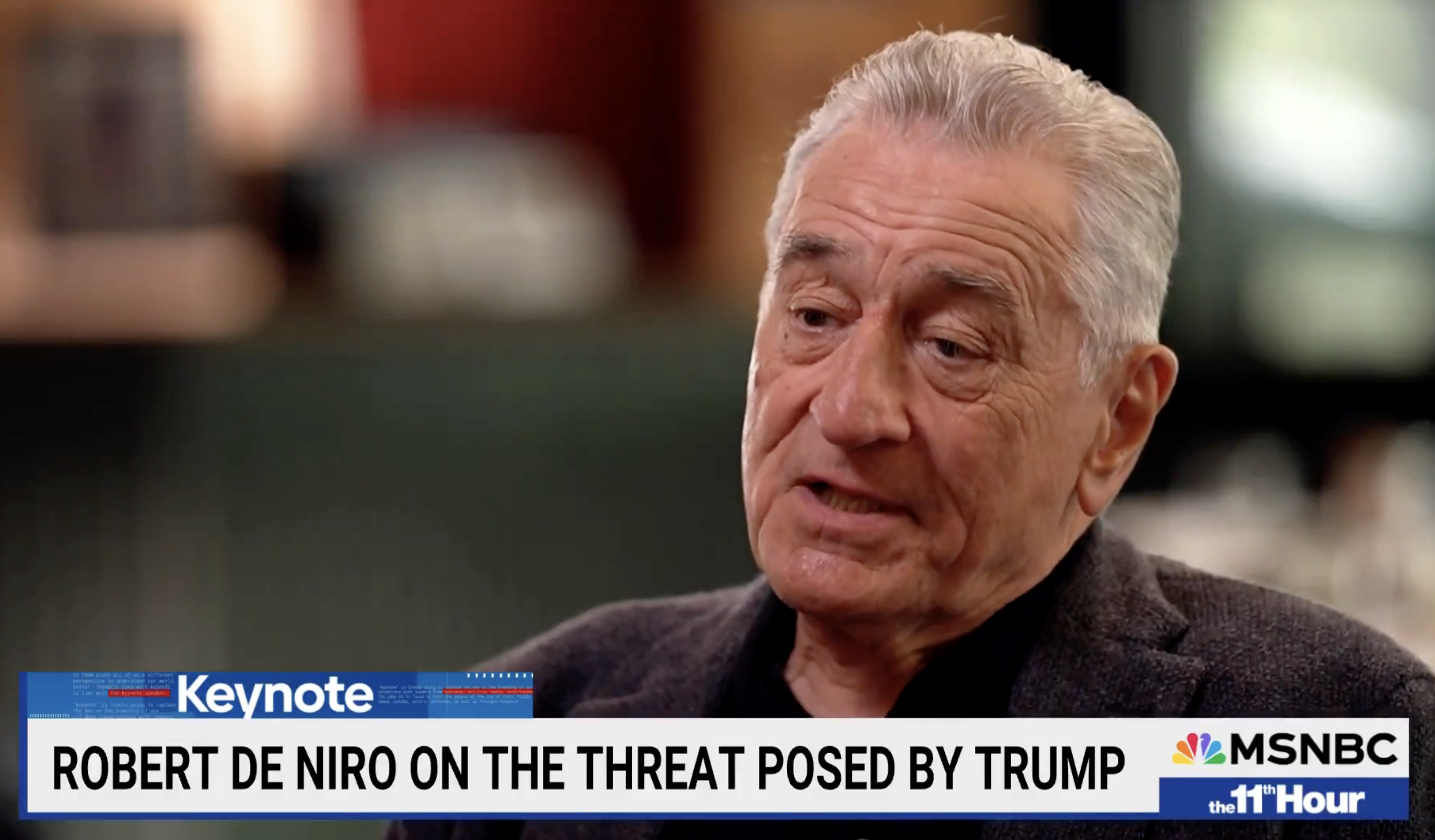 De Niro Calls Trump “A Sick Person…A Monster,” Warns Of Parallels To Hitler & Nazi Germany