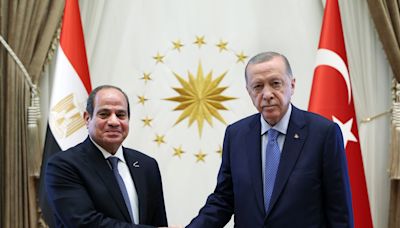 Erdogan y Al Sisi prometen trabajar juntos para un alto el fuego en Gaza