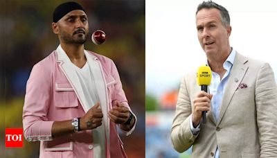 'Keep your rubbish with yourself': Harbhajan Singh blasts Michael Vaughan for his semifinal venue favoured India comment | Cricket News - Times of India