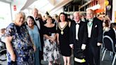 Taunton's former mayors linked up at black tie dinner to raise over £3000