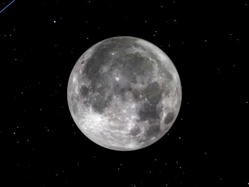 See May's Full Flower Moon blossom in the night sky tonight