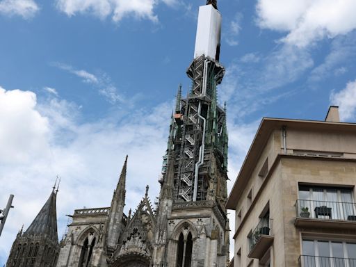 Relief in Rouen as cathedral fire extinguished