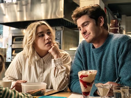 Andrew Garfield says movies that explore grief like 'We Live in Time' give people a chance 'to be together in our sorrow'