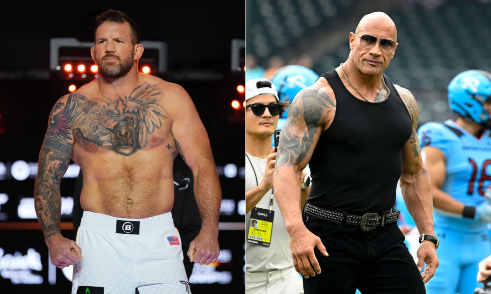 Bellator champ Ryan Bader joins cast for Mark Kerr biopic starring The Rock