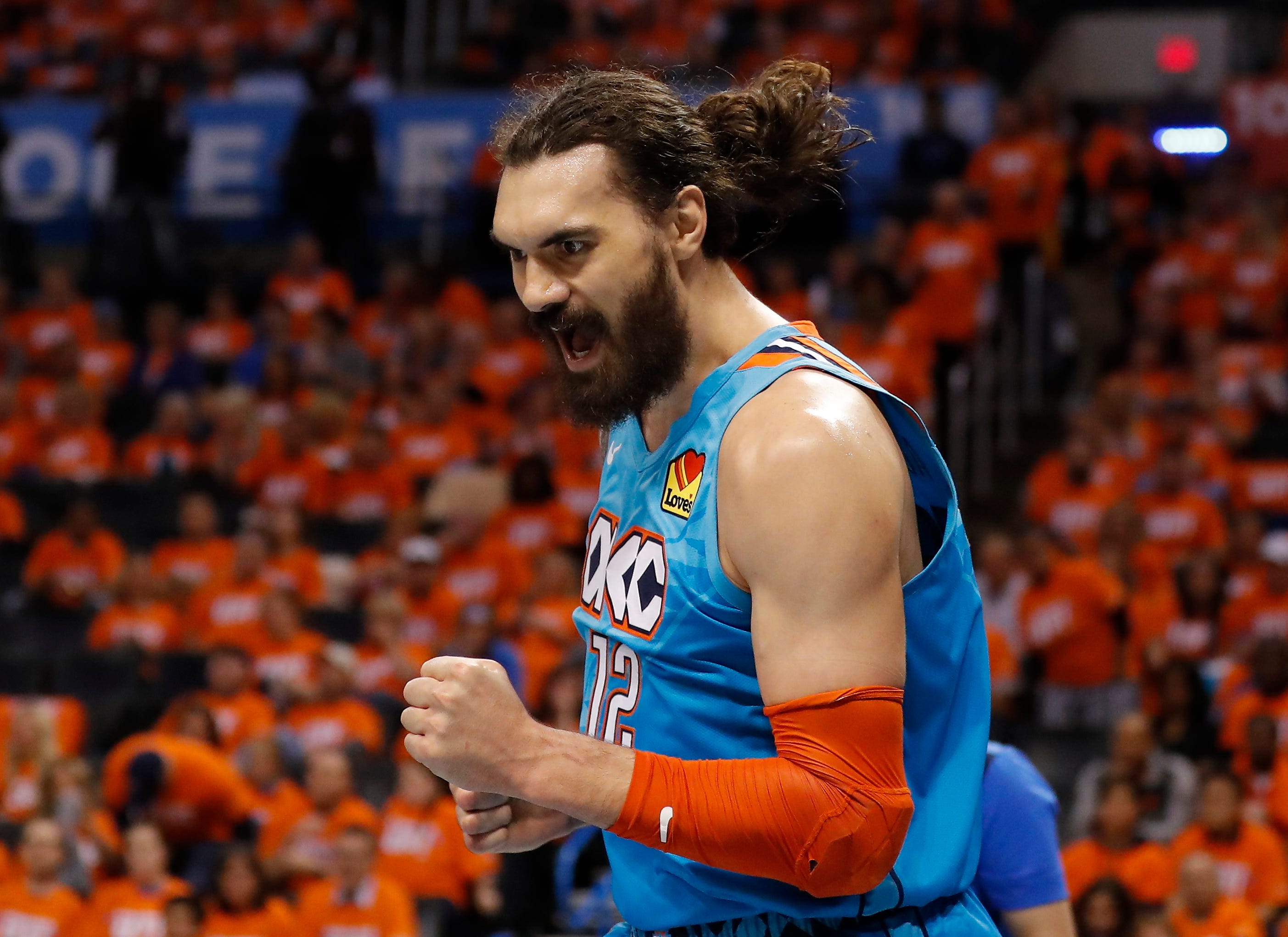 Steven Adams predicts who'd win contest between old and current Thunder squads