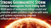 Extreme G5 geomagnetic conditions Friday evening; Aurora Borealis visible