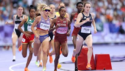 Elle St. Pierre places third in the 1500m semifinal as hometown crowd holds watch party