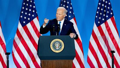 Biden Vows to Stay in 2024 Race Even as NATO Gaffes Risk His Campaign