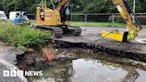 Swindon: Thamesdown Drive reopens after partial collapse