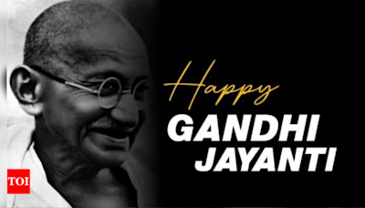 Gandhi Jayanti Wishes & Quotes: 75+Happy Gandhi Jayanti Messages, Greetings, Wishes, and Quotes for 2024 | - Times of India