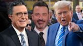 Stephen Colbert Defends Jimmy Kimmel From Donald Trump’s Attacks: “Keep My Friend’s Name Out Of ...
