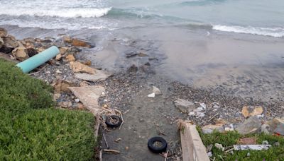 Masses of raw sewage flowing from Mexico into California