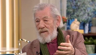 Sir Ian McKellen distracts fans as he 'can't be bothered' for This Morning chat