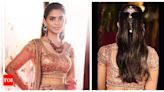 Isha Ambani's ruby-studded jewellery and Jadau hairpin grab attention at Anant Ambani and Radhika Merchant's mehendi ceremony - See photos | - Times of India