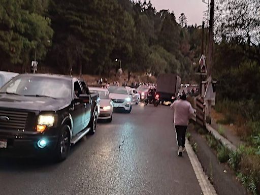 Cerrada la carretera México-Toluca