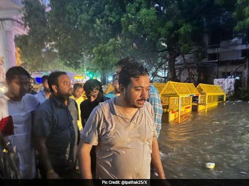 Delhi Area Where IAS Aspirants Died Flooded Again After Fresh Spell Of Rain