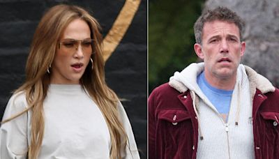 Jennifer Lopez Leaves Husband Ben Affleck Behind at Actor's Rental Property After Celebrating His...