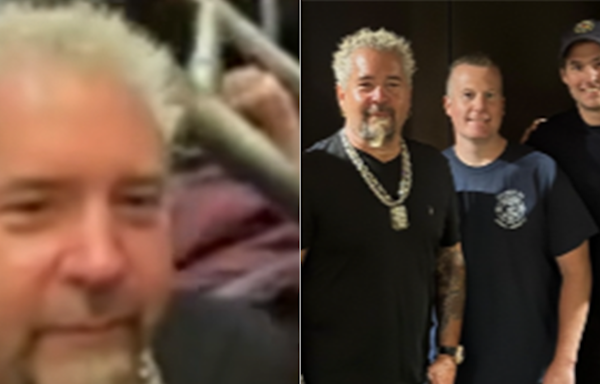 Guy Fieri Asked Fans To 'Send Help' While He Was Stuck In An Elevator With His Wife