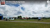 Skydivers crash through training hangar after getting tangled in air, Ohio cops say