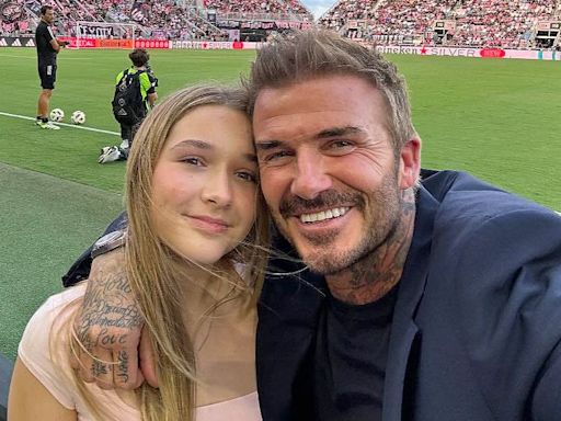 David Beckham Posts Sweet Photo with Daughter Harper ‘By His Side’ After Inter Miami Game
