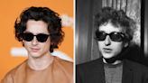 Here's An Early Look At Timothée Chalamet In Costume As Bob Dylan For An Upcoming Biopic