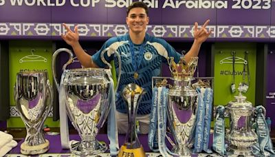 Julián Álvarez, campeón con el Manchester City: los títulos que tiene y el increíble récord que alcanzó