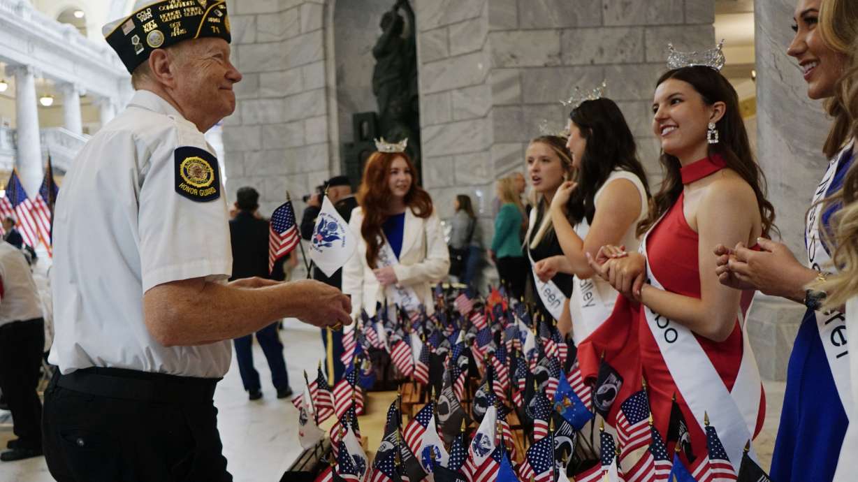 Utah veterans from every war recognized for attending thousands of funerals