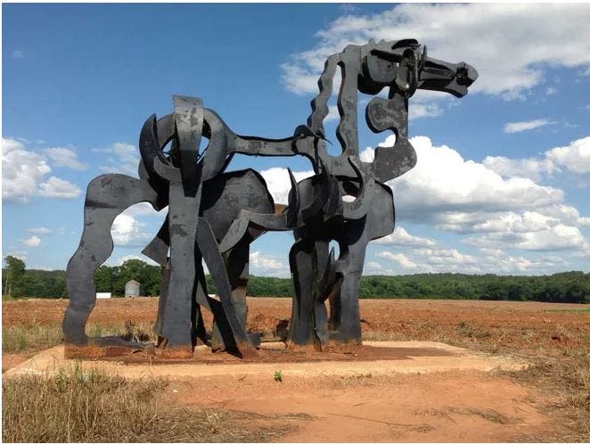 Iconic Iron Horse sculpture will be removed for extensive restoration this summer