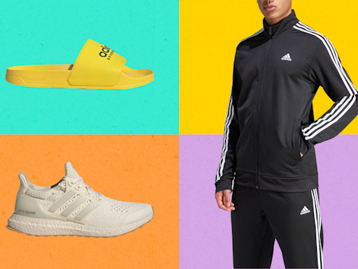 Stay fashionably active with up to 70% off adidas shoes and clothing