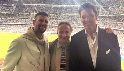 Tom Brady, Novak Djokovic y Andy García, testigos de excepción de la victoria del Real Madrid