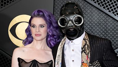 Kelly Osbourne's 1-year-old son finds Sid Wilson's Slipknot mask "so hilarious"