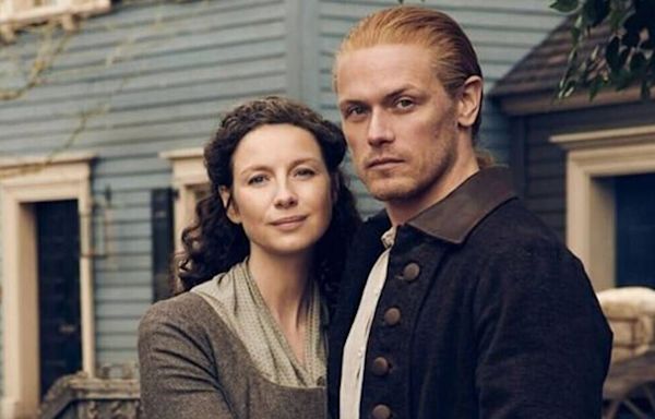 Outlander actress lifts lid on 'naughty' Sam Heughan in behind-scenes insight