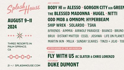 SPLASH HOUSE Reveals Double Weekend Artist Lineups For 2024 Edition