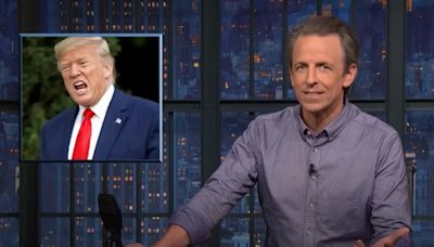 Seth Meyers Says Trump Won’t Pick Kristi Noem for VP After Puppy Execution: ‘Can’t Have Her Standing ...