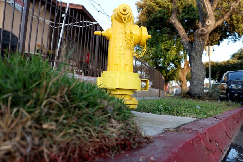 Thieves are stealing L.A. County fire hydrants by the hundreds. Utility is now trying to outsmart them