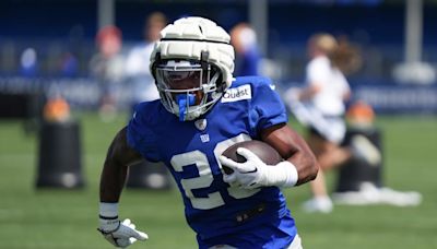 Giants RB Tyrone Tracy, Jr. Avoids Worst-case Scenario After Injury Scare