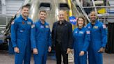 Tom Hanks visits Artemis 2 moon astronauts and NASA Mission Control