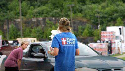 Mercy Chefs is one of the groups helping Beryl survivors by serving meals amid power outages