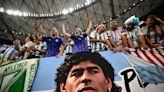 Argentina campeón del mundo: Maradona siempre estuvo y también celebró en el cielo de Lusail