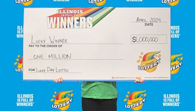 Illinois woman wins $1M jackpot on Lucky Day Lotto ticket given to her