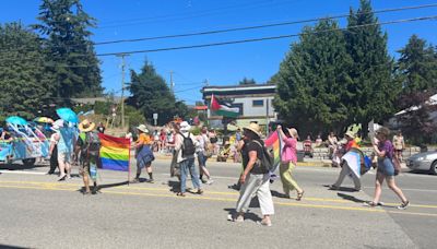 PHOTOS: Community comes out for first Pride Parade in qathet