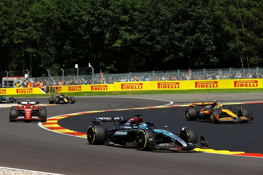 F1 Belgian GP results: Russell pips Hamilton in Mercedes 1-2