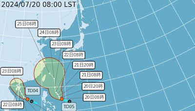 輕颱「凱米」生成移動路徑出爐 最快下週二發海警