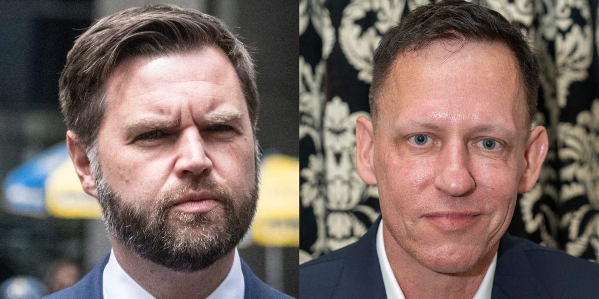 Peter Thiel plays kingmaker again as Trump picks JD Vance for veep