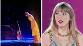 Taylor Swift's Stage Dive Didn't Go As Planned, And Her Reaction Is Very Cute And Also Funny