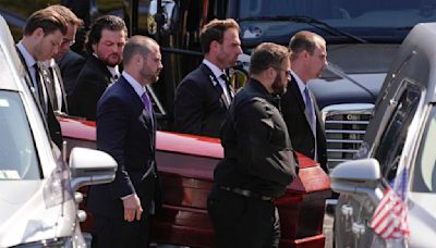 John and Matthew Gaudreau are mourned by the hockey community, family and friends at their funeral