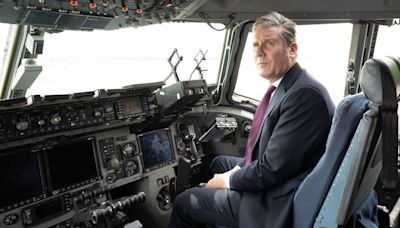 Starmer flies to Scotland on private jet hours after mocking PM over helicopter