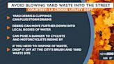 Avoid Blowing Yard Waste Into The Street