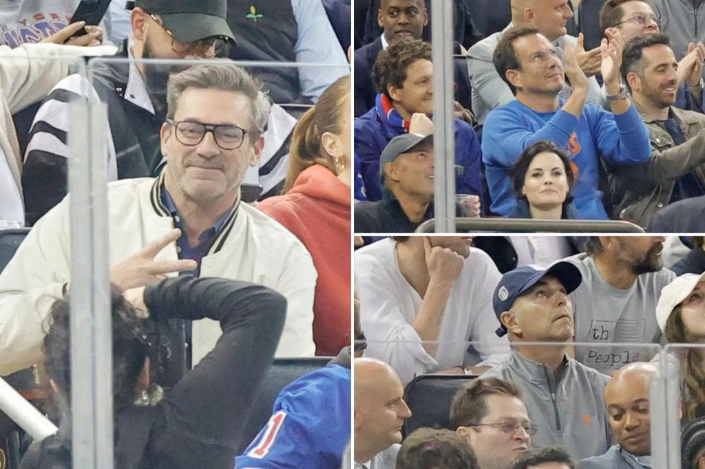 Sports stars, celebrities take in Rangers-Hurricanes Game 5 action